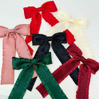 Holiday Bow Hair Clip