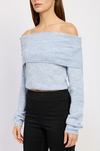 BRYNN OFF SHOULDER FOLD OVER TOP