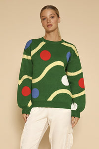 Christmas Tree Ornament Sweater