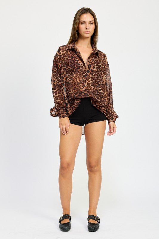 PARTY ANIMAL OVERSIZED BLOUSE