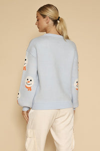 Snowman Holiday Knit Sweater