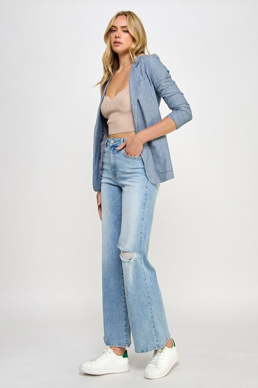 High Rise Relaxed Denim