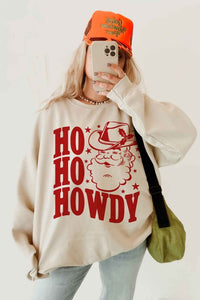 Howdy Oversized Christmas Sweatshirt