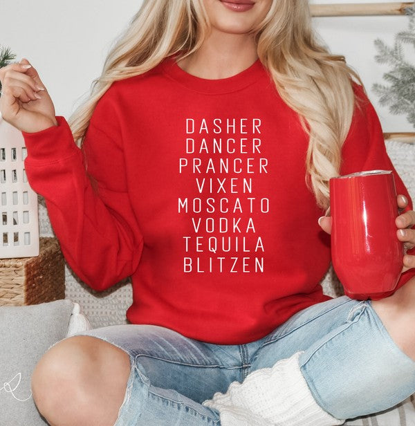 Reindeer Toasts Sweatshirt