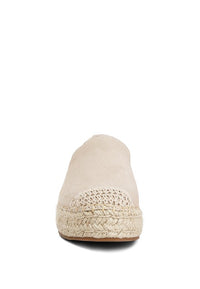 Ellerie Suede Flatform Heel Espadrilles