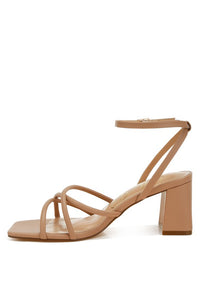 Alya Low Block Heel Strappy Sandals