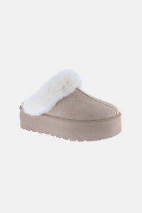 Fur Trim Platform Slides