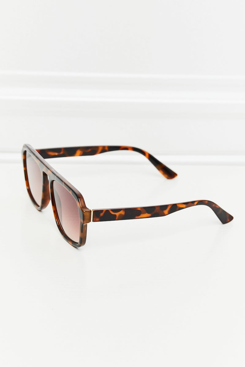 Tortoiseshell Square Frame Sunglasses