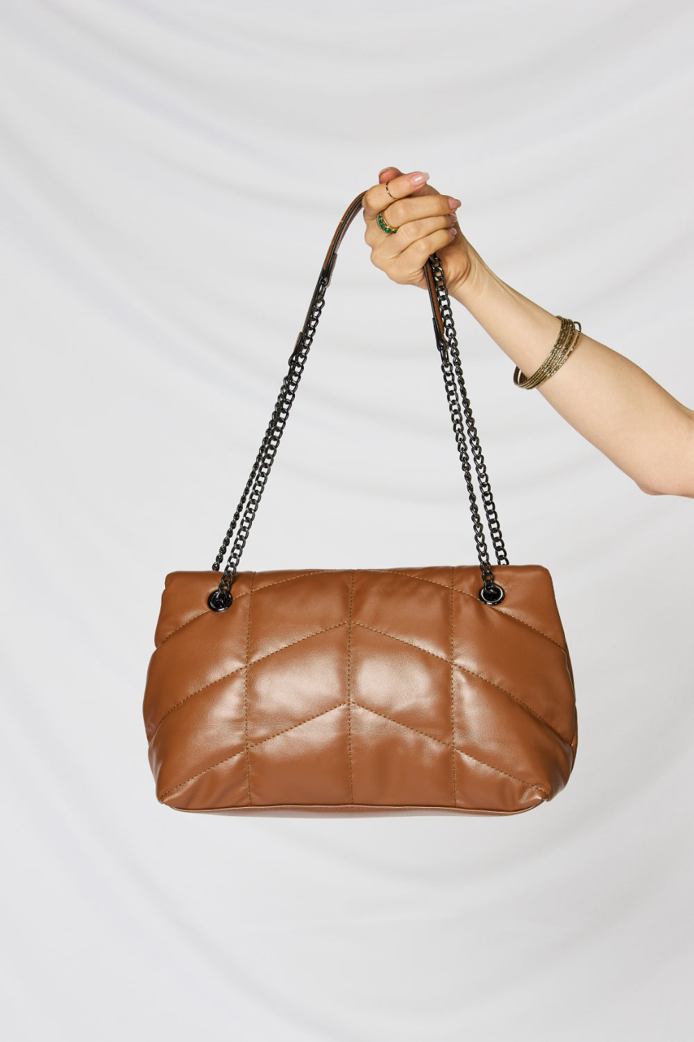 Leather Chain Handbag