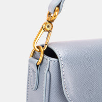 Detailed Leather Shoulder Bag