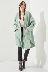 Sage Oversized Knit Cardigan